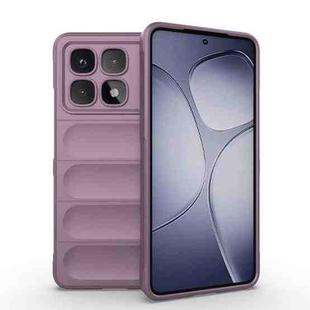 For Redmi K70 Ultra Global Magic Shield TPU + Flannel Phone Case(Purple)