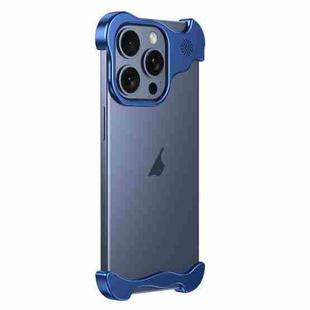 For iPhone 12 Pro Aromatherapy Alloy Frameless Phone Case(Blue)