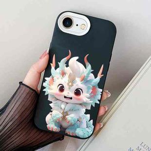 For iPhone 7 / 8 / SE 2022 Loong Baby PC Hybrid TPU Phone Case(Black)