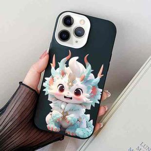 For iPhone 11 Pro Max Loong Baby PC Hybrid TPU Phone Case(Black)