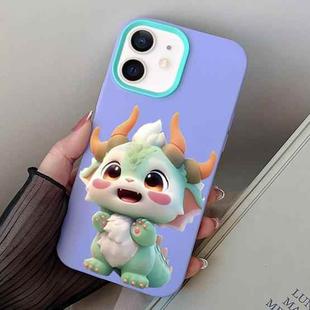 For iPhone 11 Loong Baby PC Hybrid TPU Phone Case(Purple)