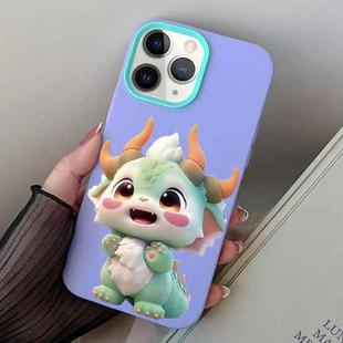 For iPhone 11 Pro Loong Baby PC Hybrid TPU Phone Case(Purple)