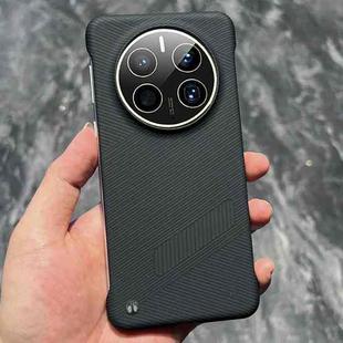 For Huawei Mate 50 Pro Carbon Fiber Frameless Cooling Phone Case(Black)