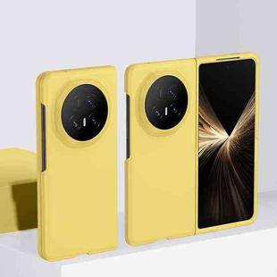 For Honor Magic V5 Ultra-thin Skin Feel PC Phone Case(Yellow)