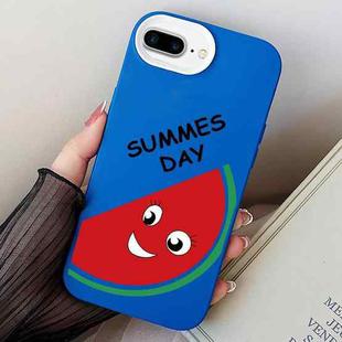 For iPhone 7 Plus / 8 Plus Watermelon PC Hybrid TPU Phone Case(Blue)