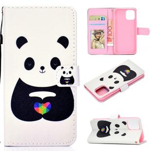 For iPhone 12 Pro Max Colored Drawing Stitching Horizontal Flip Leather Case with Holder & Card Slots & Wallet(Polar Bear)