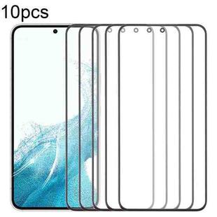 For Samsung Galaxy S22 SM-S901B 10pcs Front Screen Outer Glass Lens with OCA Optically Clear Adhesive