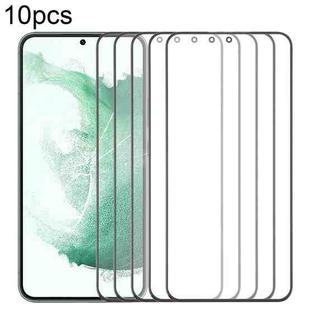 For Samsung Galaxy S22+ SM-S906B 10pcs Front Screen Outer Glass Lens with OCA Optically Clear Adhesive