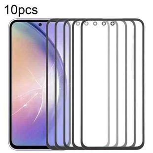 For Samsung Galaxy A54 SM-A546B 10pcs Front Screen Outer Glass Lens with OCA Optically Clear Adhesive