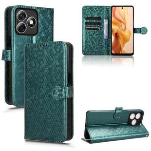 For Ulefone Note 18 Ultra Honeycomb Dot Texture Leather Phone Case(Green)