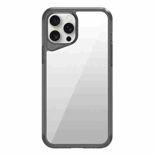 For iPhone 15 Pro Max Ice Transparent Series TPU + PC + Acrylic Hybrid Phone Case(Grey)