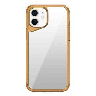 For iPhone 11 Ice Transparent Series TPU + PC + Acrylic Hybrid Phone Case(Orange)