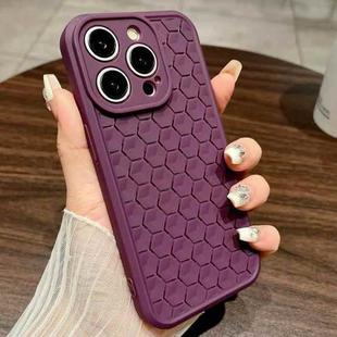 For iPhone 12 Pro Max Honeycomb Cooling TPU Phone Case(Purple)