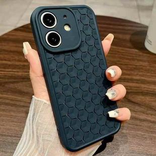 For iPhone 11 Honeycomb Cooling TPU Phone Case(Blue)