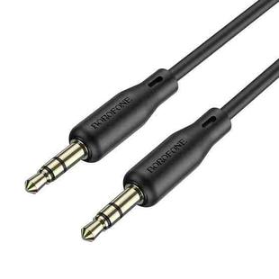 Borofone BL18 AUX Silicone Audio Cable, 3.5mm to 3.5mm Cable(Black)