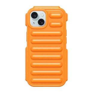 For iPhone 15 Capsule Series Candy Color TPU Phone Case(Orange)