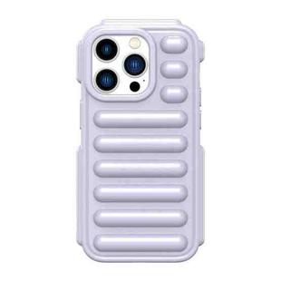 For iPhone 14 Pro Max Capsule Series Candy Color TPU Phone Case(Purple)