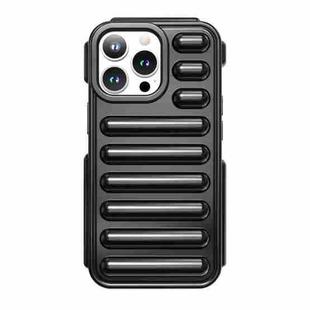 For iPhone 13 Pro Max Capsule Series Candy Color TPU Phone Case(Black)