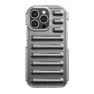 For iPhone 13 Pro Max Capsule Series Candy Color TPU Phone Case(Transparent Grey)