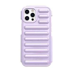 For iPhone 12 Pro Capsule Series Candy Color TPU Phone Case(Purple)
