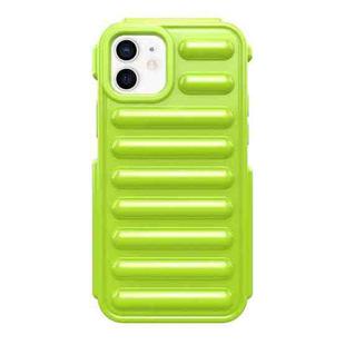 For iPhone 12 Capsule Series Candy Color TPU Phone Case(Green)