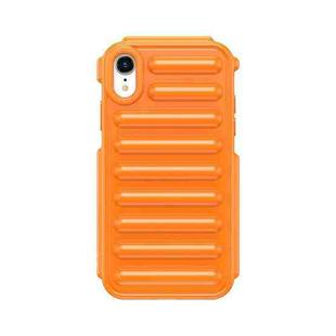 For iPhone XR Capsule Series Candy Color TPU Phone Case(Orange)