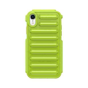 For iPhone XR Capsule Series Candy Color TPU Phone Case(Green)