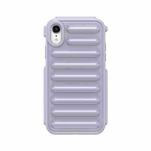 For iPhone XR Capsule Series Candy Color TPU Phone Case(Purple)