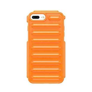 For iPhone 7 Plus Capsule Series Candy Color TPU Phone Case(Orange)