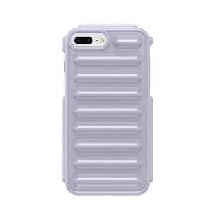 For iPhone 7 Plus Capsule Series Candy Color TPU Phone Case(Purple)