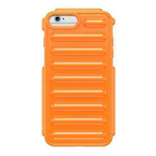 For iPhone 6s Plus Capsule Series Candy Color TPU Phone Case(Orange)