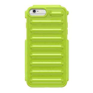 For iPhone 6s Plus Capsule Series Candy Color TPU Phone Case(Green)