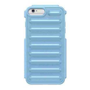 For iPhone 6 Plus Capsule Series Candy Color TPU Phone Case(Blue)