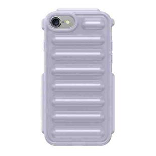 For iPhone SE 2022 Capsule Series Candy Color TPU Phone Case(Purple)