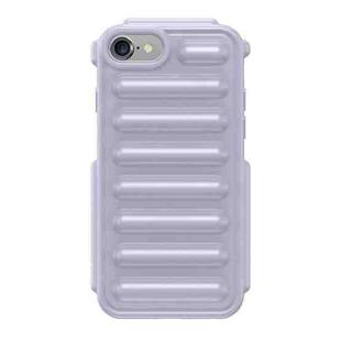 For iPhone SE 2020 Capsule Series Candy Color TPU Phone Case(Purple)