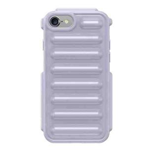 For iPhone 8 Capsule Series Candy Color TPU Phone Case(Purple)