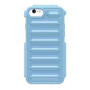 For iPhone 6 Capsule Series Candy Color TPU Phone Case(Blue)