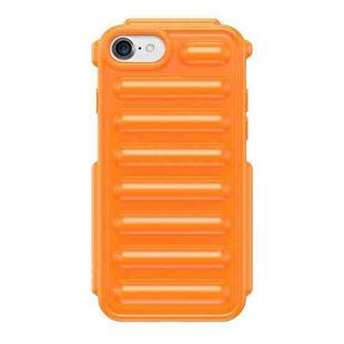 For iPhone 7 Capsule Series Candy Color TPU Phone Case(Orange)