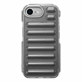 For iPhone SE 2024 Capsule Series Candy Color TPU Phone Case(Transparent Grey)