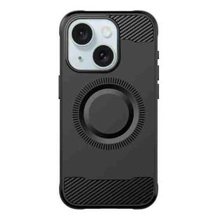 For iPhone 15 Skin Feel Frosted TPU Phone Case(Black)