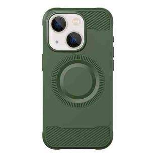 For iPhone 14 Skin Feel Frosted TPU Phone Case(Green)