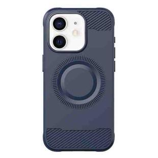 For iPhone 12 Skin Feel Frosted TPU Phone Case(Blue)