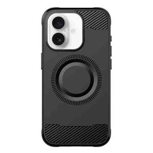 For iPhone 16 Plus Skin Feel Frosted TPU Phone Case(Black)