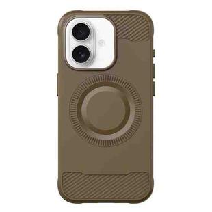 For iPhone 16 Plus Skin Feel Frosted TPU Phone Case(Brown)