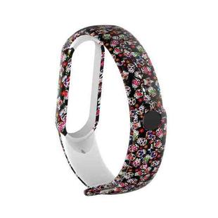 For Xiaomi Mi Band 5 TPU Watch Band(Colorful Skull)