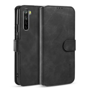 For OnePlus Nord DG.MING Retro Oil Side Horizontal Flip Case with Holder & Card Slots & Wallet(Black)