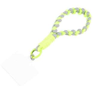 Mobile Phone Anti-lost Braided Short Lanyard(Green + Grey)