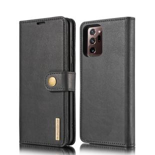 For Samsung Galaxy Note20 Ultra DG.MING Crazy Horse Texture Flip Detachable Magnetic Leather Case with Holder & Card Slots & Wallet(Black)