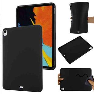 For iPad Air 13 2024 Pure Color Liquid Silicone Shockproof Tablet Case(Black)