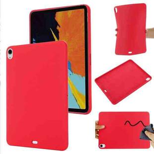 For iPad Air 13 2024 Pure Color Liquid Silicone Shockproof Tablet Case(Red)